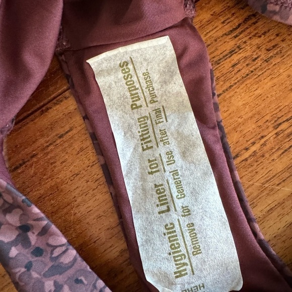 NWT Athleta Clean Medium Bikini Bottom Camo flora Decadent Chocolate / Xsmall - Picture 6 of 7